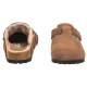 Klapki Birkenstock Boston VL/ Shearling Dark Tea 1032432 - małe zdjęcie