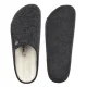 Kapcie Birkenstock Zermatt Rivet Anthracite Felt 1015084 - małe zdjęcie