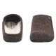 Kapcie Birkenstock Zermatt Rivet Mocha Felt 1016571 - małe zdjęcie
