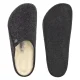 Kapcie Birkenstock Zermatt Rivet Anthracite Felt 1015090 - małe zdjęcie