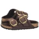 Klapki Birkenstock Arizona Big Buckle Shearling Habana Leather 1032982 - małe zdjęcie