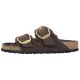 Klapki Birkenstock Arizona Big Buckle Shearling Habana Leather 1032982 - małe zdjęcie