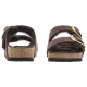 Klapki Birkenstock Arizona Big Buckle Shearling Habana Leather 1032982 - małe zdjęcie