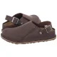 Kapcie Birkenstock Lutry Premium Wider Strap Habana Leather Oiled 1032551 - małe zdjęcie