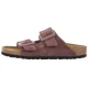 Klapki Birkenstock Arizona Cushion Buckle Pepper Suede 1033103 - małe zdjęcie
