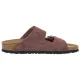 Klapki Birkenstock Arizona Cushion Buckle Pepper Suede 1033103 - małe zdjęcie
