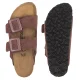 Klapki Birkenstock Arizona Cushion Buckle Pepper Suede 1033103 - małe zdjęcie