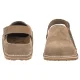 Kapcie Birkenstock Lutry Premium Suede Gray Taupe Suede 1025293 - małe zdjęcie