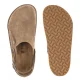 Kapcie Birkenstock Lutry Premium Suede Gray Taupe Suede 1025293 - małe zdjęcie