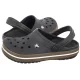 Klapki Crocs Crocband Gum Clog K Black 212775-001 - małe zdjęcie