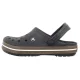 Klapki Crocs Crocband Gum Clog K Black 212775-001 - małe zdjęcie
