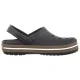 Klapki Crocs Crocband Gum Clog K Black 212775-001 - małe zdjęcie