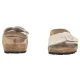 Klapki Birkenstock Madrid Cushion Buckle Suede Oyster Suede Leather 1032992 - małe zdjęcie