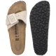 Klapki Birkenstock Madrid Cushion Buckle Suede Oyster Suede Leather 1032992 - małe zdjęcie