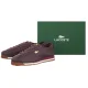 Sneakersy Lacoste Club-Low 2266 SFA Burg/Gum-Leather 752SFA0103AMD - małe zdjęcie