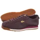 Sneakersy Lacoste Club-Low 2266 SFA Burg/Gum-Leather 752SFA0103AMD - małe zdjęcie