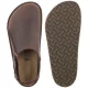 Klapki Birkenstock Lutry Premium Wider Strap Habana Leather Oiled 1032475 - małe zdjęcie
