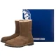 Kozaki Birkenstock Uppsala Zip Shearling Dark Tea Suede Leather 1030054 - małe zdjęcie