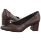 Czółenka Tamaris Brązowe 1-22437-47 350 Mahogany Leather - małe zdjęcie