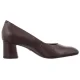 Czółenka Tamaris Brązowe 1-22437-47 350 Mahogany Leather - małe zdjęcie