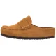 Półbuty Birkenstock Naples Wrapped Cork Brown Suede 1033127 - małe zdjęcie