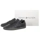 Sneakersy Tommy Hilfiger TH Tribeca Sneaker Leather Black FM0FM06083 BDS - małe zdjęcie