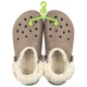 Klapki Crocs Classic Fleece Lined Clog Mushroom 211396-195 - małe zdjęcie