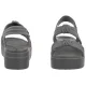 Sandały Crocs Brooklyn Knot Low Wedge Carbon 212864-0YK - małe zdjęcie