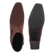 Botki Caprice Brązowe 9-25354-41 302 Dark Brown Stretch - małe zdjęcie