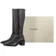 Kozaki Calvin Klein Block Heel High Boot Zip Lth Triple Black HW0HW03172 0GJ - małe zdjęcie