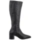 Kozaki Calvin Klein Block Heel High Boot Zip Lth Triple Black HW0HW03172 0GJ - małe zdjęcie
