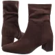Botki Caprice Brązowe 9-25304-47 302 Dk Brn Stretch - małe zdjęcie