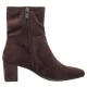 Botki Caprice Brązowe 9-25304-47 302 Dk Brn Stretch - małe zdjęcie