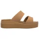 Klapki Crocs Brooklyn Buckle Low Wedge Umber 207431-2HI - małe zdjęcie