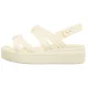 Sandały Crocs Brooklyn Knot Low Wedge Ivory 212864-105 - małe zdjęcie