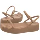 Sandały Crocs Miami Platform Y Strap Sandal Milk Chocolate 212012-2JJ  - małe zdjęcie