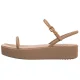 Sandały Crocs Miami Platform Y Strap Sandal Milk Chocolate 212012-2JJ  - małe zdjęcie