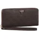 Portfel Guess Blake Slg Large Zip Around SWPD22 22146 Brown Logo - małe zdjęcie