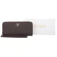 Portfel Guess Blake Slg Large Zip Around SWPD22 22146 Brown Logo - małe zdjęcie