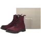 Workery Tamaris Bordowe 1-25269-41 544 Bordeaux Croco - małe zdjęcie