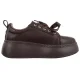 Sneakersy Venezia Brązowe V408-08302-01TDM - małe zdjęcie