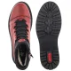 Botki Rieker Czerwone Y3163-36 Red - małe zdjęcie