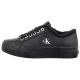 Sneakersy Calvin Klein Vulc Flatf Laceup Lth Fur Triple Black HW0HW03235 0GJ - małe zdjęcie
