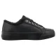 Sneakersy Calvin Klein Vulc Flatf Laceup Lth Fur Triple Black HW0HW03235 0GJ - małe zdjęcie
