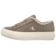 Sneakersy Calvin Klein Vulc Flatf Laceup Lth Fur Desert Taupe/DK Ecru HW0HW03235 PBO - małe zdjęcie