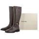 Kozaki Calvin Klein Square High Boot Lth Mg Hdw Rocky Brown HW0HW03187 BAM - małe zdjęcie