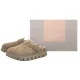 Klapki Papillio Boston Pap Chunky Shearling Taupe Suede Leather 1033028 - małe zdjęcie