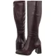 Kozaki Tamaris Brązowe 1-25515-41 585 Burgundy - małe zdjęcie