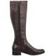 Oficerki Caprice Brązowe 9-25511-41 329 Dk Brown Comb - małe zdjęcie