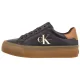 Sneakersy Calvin Klein Vulc Flatform Laceup Low Lth Fudge/Marshmallow HW0HW03159 0JW - małe zdjęcie